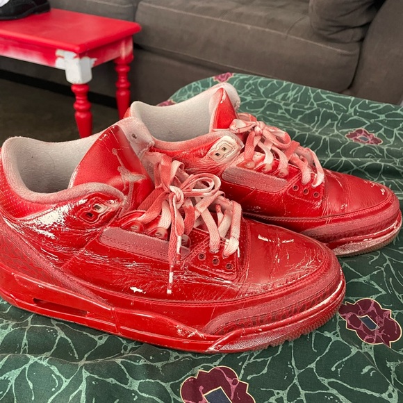 Nike Air Jordan 3 craft custom used size 11 - Picture 3 of 12